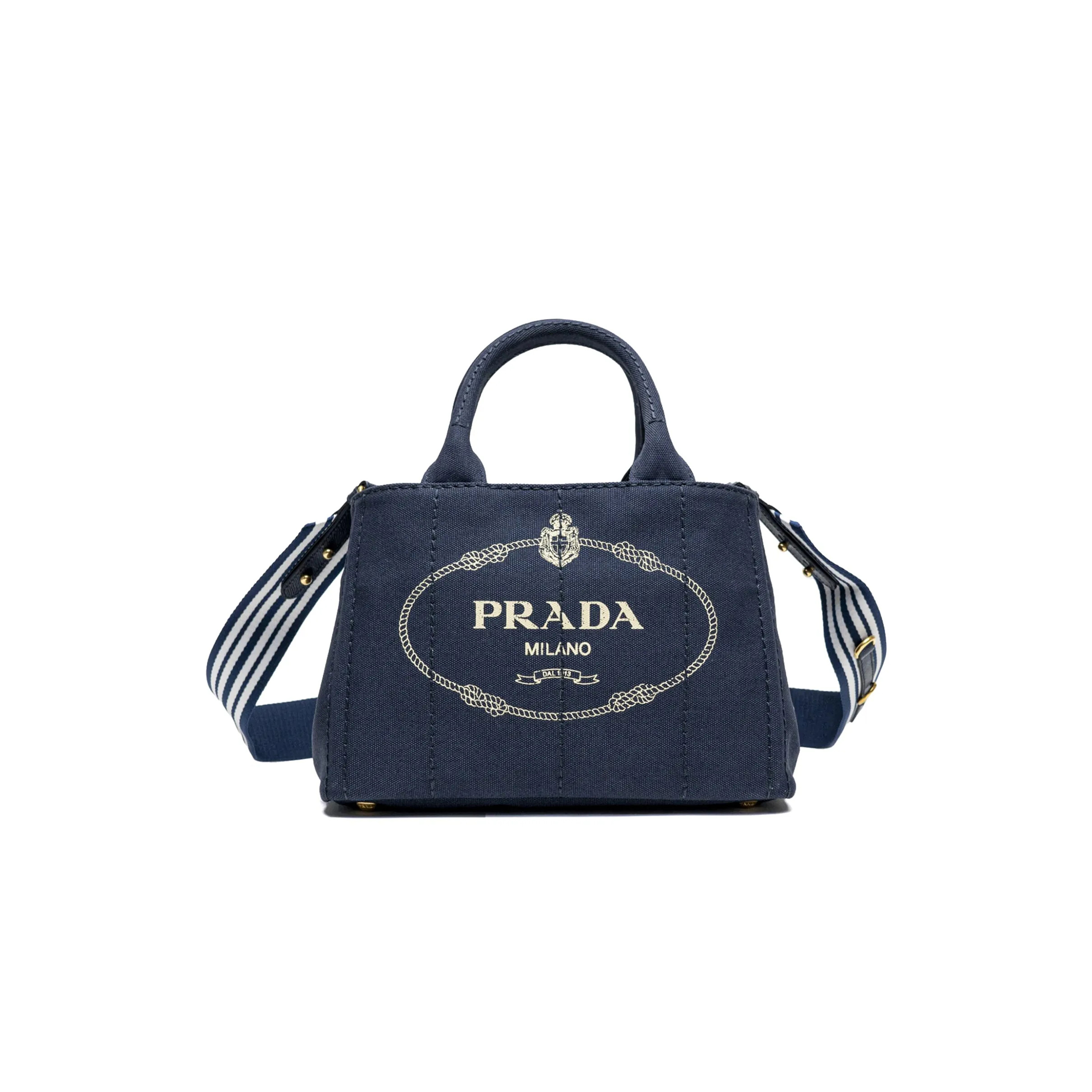 PRADA DENIM HANDBAG SHOULDER BAG 1BG439  (28*20*15cm) 